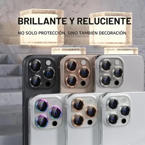 Vista 7 de Choiche Compatible para iPhone 16 Pro/iPhone 16 Pro Max Protector de Lente de Cámara, Vidrio Templado 9H Protector de Pantalla de Cubierta de Cámara