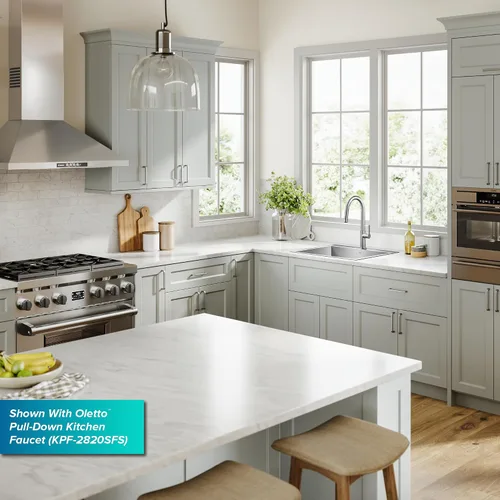 Vista 14 de Kraus KHT301-25 Standart PRO Kitchen Fregadero de Cocina de Acero Inoxidable, 25 Pulgadas