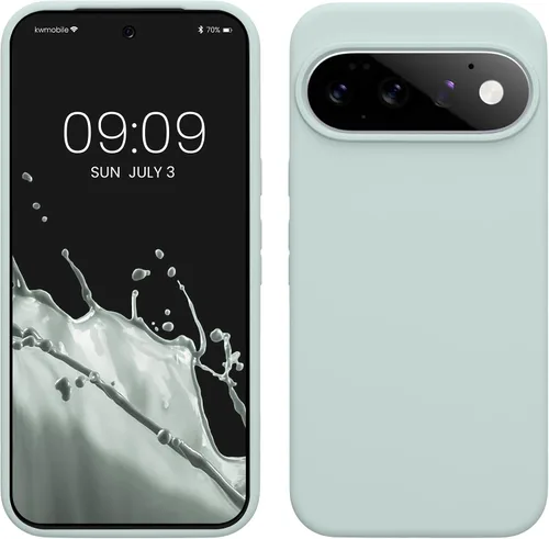 Vista 131 de kwmobile Funda Compatible con Google Pixel 6 - Funda de teléfono de silicona de TPU con acabado suave - Océano Profundo