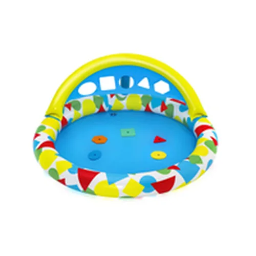 Vista 9 de Bestway Piscina Hinchable Infantil Aprendizaje 120x117x46 cm +4 meses Jardin 52378