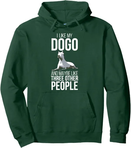 Vista 12 de Dogo Argentino Dog Pet Love Rescue Retro Hombres Mujeres Bark Pullover Hoodie