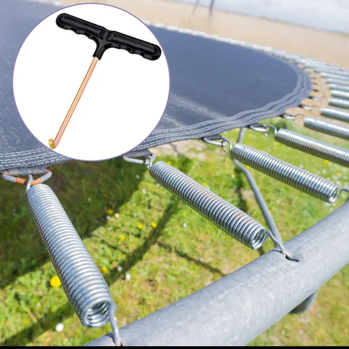Vista 3 de TecUnite Paquete de 2 herramientas de tracción de resorte para trampolín
