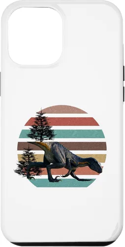 Vista 10 de Funda para iPhone 12 Mini Giganotosaurus Retro T Rex dinosaurio prehistórico para el día del padre