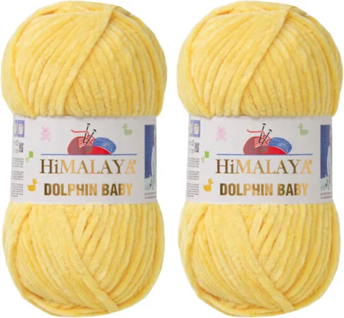 Vista 45 de Himalaya Dolphin 80301 - Ovillo de lana para tejer, 2 madejas, 264 yardas, 2 x 3.53 oz (80301)