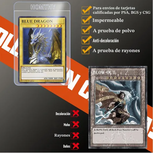 Vista 6 de Tarjeteros semirrígidos de 50ct para tarjetas de intercambio, fundas