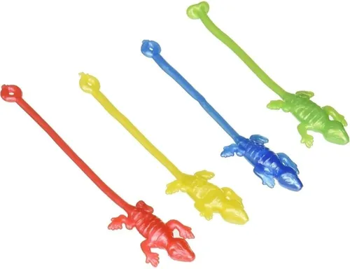 Vista 2 de Rhode Island Novelty SKLIZAR Lagartos, paquete de 12, colores surtidos