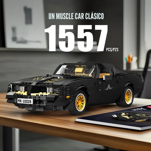 Vista 2 de Mould King 10029 Juguetes de Modelo de Coche MOC Bloques de Construcción de Coches Deportivos Coleccionables, Kits de Construcción de Coches