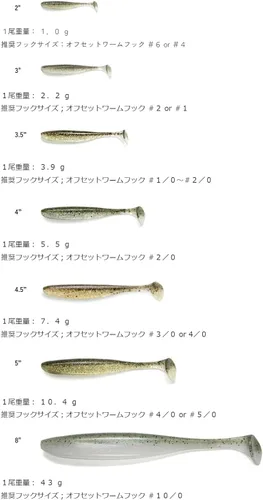 Vista 6 de Keitech Swim Bait Easy Shiner 2" / 3" / 3.5" / 4" / 4.5" / 5" / 8" Ayu
