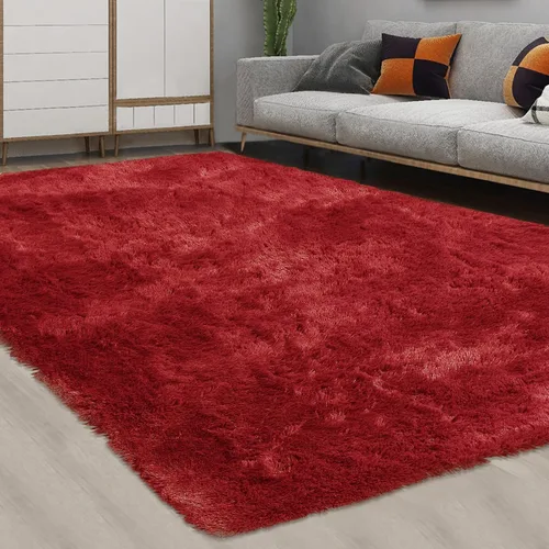 Vista 15 de CAROMIO Alfombra Corredor Esponjosa para Dormitorio Sala de Estar 2x6 Pies, Alfombras de Área Shag Alfombra de Felpa Suave Gruesa Larga de Piel Tie