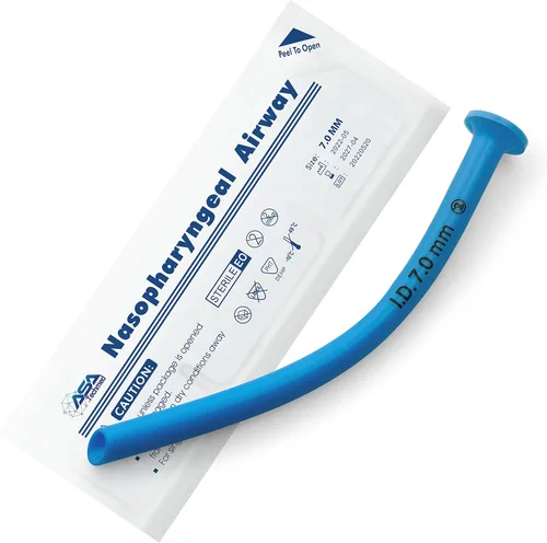 Vista 2 de ASA TECHMED Kit de vía respiratoria nasal 0.276 in Tratamiento médico nasofaríngeo trauma vías respiratorias - Primeros auxilios Rescate