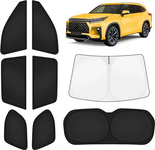 Vista 97 de KUST - Parasol plegable para parabrisas para BMW X1 E84, accesorios 2011 2012 2013 2014 2015, protector de visera de sol ajustable que bloquea