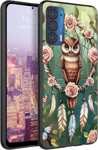Vista 29 de Funda de TPU suave para Motorola Moto Edge 2021/Motorola Edge 5G UW, ajuste delgado para Moto Edge 2021, antiarañazos antideslizante, cuerpo