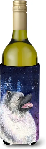 Vista 161 de Caroline's Treasures SS8447CC Starry Night English Bulldog - Enfriador para latas o botellas, lavable, funda plegable con aislamiento para bebidas