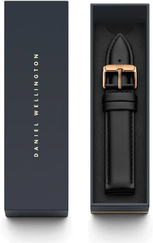 Vista 2 de Daniel Wellington Sheffield Sustitución piel Reloj Banda de la mujer, oro rosa