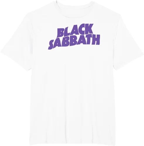Vista 6 de Black Sabbath Camiseta con logotipo morado