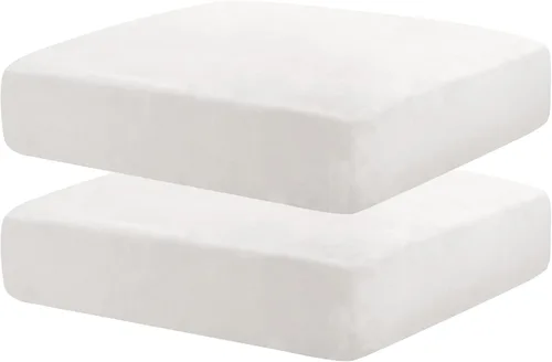 Vista 58 de MAXIJIN Fundas de cojín elásticas de terciopelo para sofá, funda de cojín suave de repuesto para sofá de dos plazas, protector de asiento
