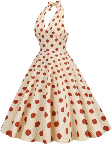 Vista 2 de Vestido de cuadros rosa de los años 50 para mujer, vestido de cuadros rosados, vestidos de los años 50, vestido a cuadros rosa, vestidos vintage