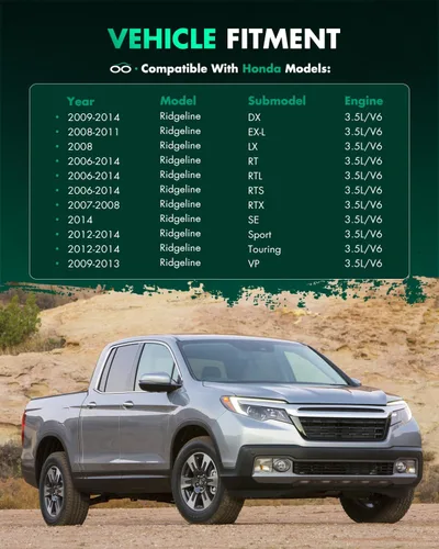 Vista 2 de SCITOO Soporte y piñón de dirección asistida para Honda 2006-2014 Reemplazo del conjunto de la caja de cambios de dirección para Honda Ridgeline