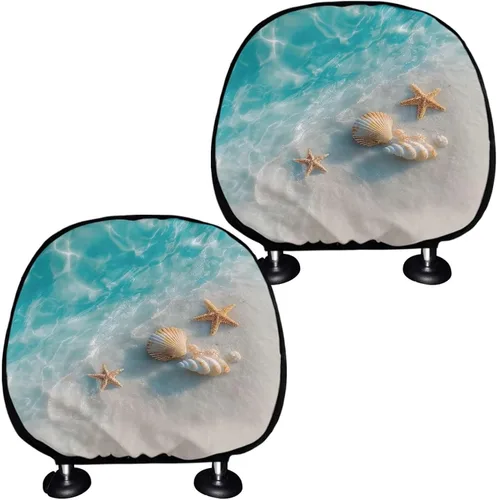 Vista 11 de Funda personalizada para reposacabezas de asiento de automóvil, regalos personalizables, transpirables, paquete de 2 fundas de cojín para asiento