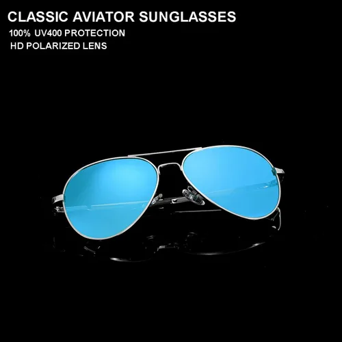 Vista 3 de Gleyemor Gafas de sol de aviador pequeñas para mujeres y hombres, marco pequeño de 2.047 in, polarizados, aviadores para cara pequeña