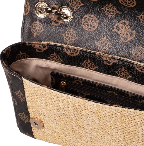 Vista 5 de GUESS Solapa cruzada siempre convertible, Green Tropics Multi