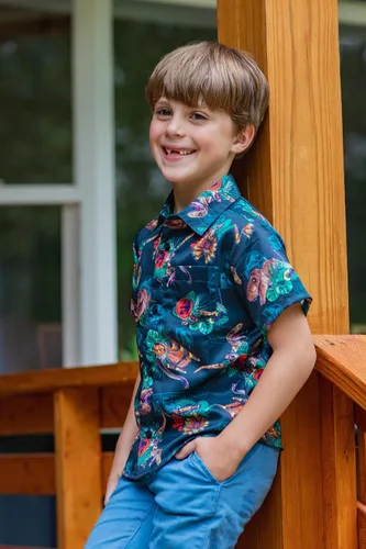 Vista 3 de Jurassic World Jurassic Park T-Rex - Camisa de vestir con botones para adulto