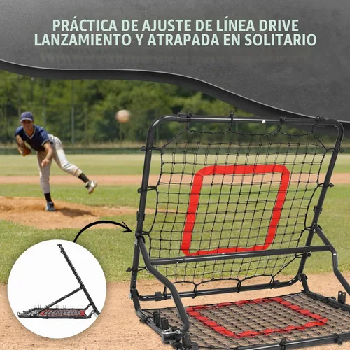 Vista 8 de Storgem Baseball Softball Rebounder Net,Multi-Sport Pitch Back Rebound Net