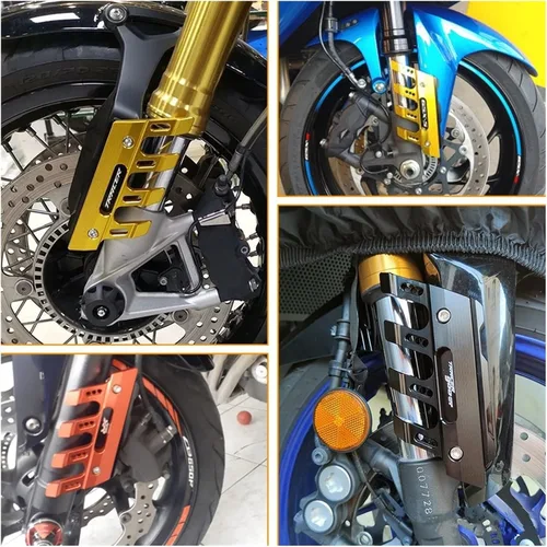 Vista 4 de Guardabarros de motocicleta con protección lateral, amortiguador de choque delantero, protector antideslizante para Yamaha FZ-25 FZ25 FZ 25