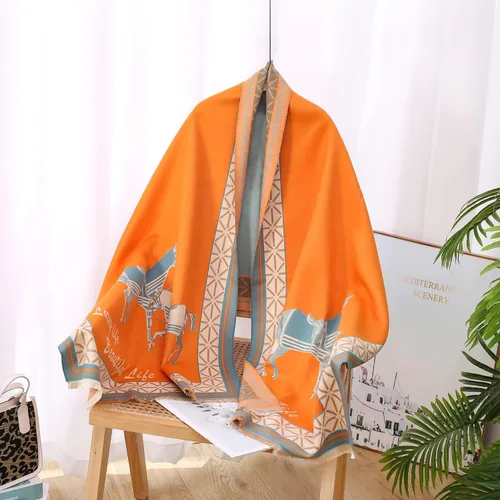 Vista 2 de Rinten scarfs for women Scarf Pashmina Shawls large scarf wraps for women scarf shawl Bride Bridesmaid Gifts Evening Dress Shawl