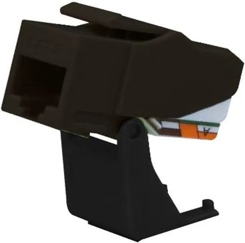 Vista 12 de Legrand - Conector Keystone OnQ RJ45, conector Keystone para Cat 5e, funciona con placas de pared multimedia para garantizar una terminación segura