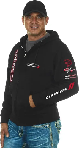 Vista 5 de JH DESIGN GROUP Sudadera con capucha Dodge Charger para hombre 3 estilos