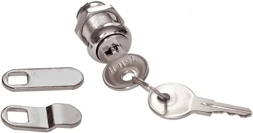 Vista 2 de RV Designer L428, cerradura de leva económica, 1-1/8 pulgadas, código de llave 751, herrajes para compartimento