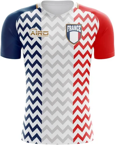 Vista 2 de 2022-2023 France Away Concept Football Soccer T-Shirt Jersey (Marcel Desailly 8) - Kids