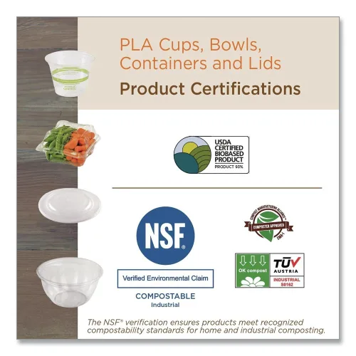 Vista 3 de World Centric CP-CS-9Q - Vasos Ingeo 100 % compostables