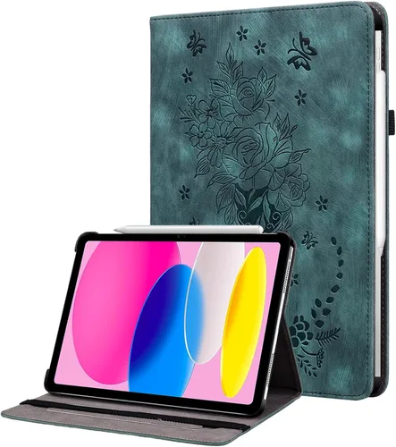 Vista 34 de Funda para iPad Air 3ª Generación 2019/iPad Pro 10.5 Pulgadas 2017, Cubierta de Cuero PU Plegable Multi-Ángulo con Auto Despertar/Dormir y Soporte