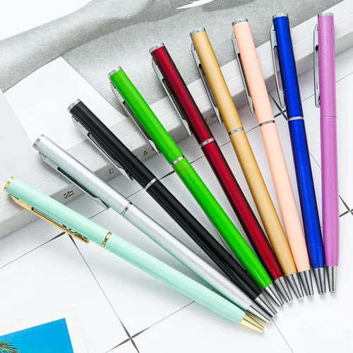 Vista 2 de Bolígrafos personalizados con nombre, icono, logotipo, texto, bolígrafo personalizado a granel para iglesia, negocios, hotel, escuela, 100