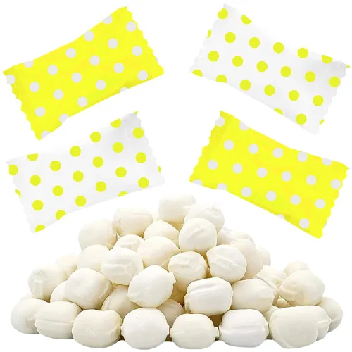 Vista 12 de 55 unidades Fruidles Baby Blue Big Dots Buttermints, caramelos de menta, menta después de la cena, caramelo de mantequilla y menta, sin grasa