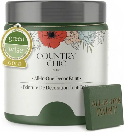 Vista 54 de Country Chic - Pintura a la tiza todo en uno para muebles y armarios, ecológica, acabado mate, con primer y sellador, para madera y metal, Alchemist