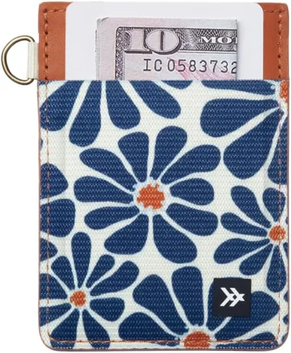 Vista 13 de Thread Wallets Cartera minimalista ultra delgada para tarjetas, Negro, Talla única, Casual