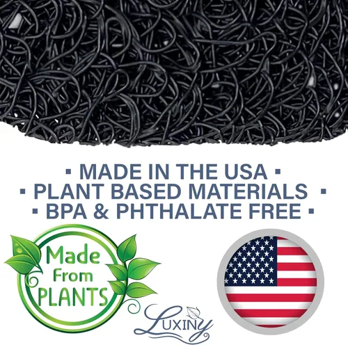 Vista 3 de Luxiny Hecho en Estados Unidos Protector de Jabón y Elevador para Jabonera y Viaje - Onyx Negro a Base de Plantas