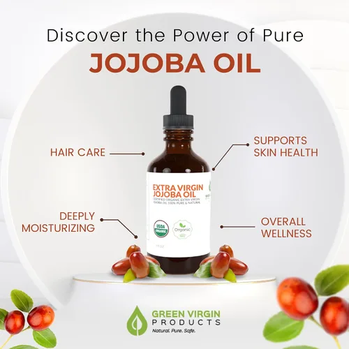 Vista 7 de Aceite de jojoba orgánico 100% puro, 4 onzas líquidas (paquete de 1)