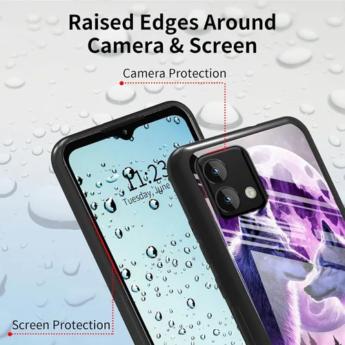 Vista 254 de Funda para Motorola Moto G Stylus 5G 2021 de vidrio templado, funda negra con diseño de mujer negra africana para mujeres y hombres, antiarañazos, a