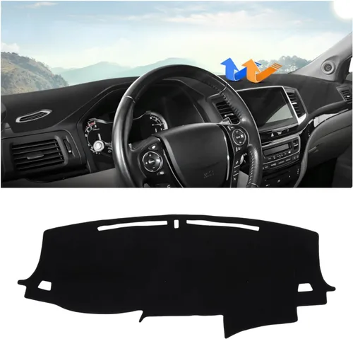 Vista 36 de Autorder - Tapete para salpicadero para 2007-2013 Chevy Chevrolet Silverado/GMC Sierra con dos guanteras, accesorios, cubierta de salpicadero