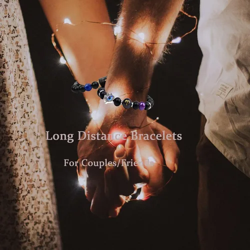 Vista 6 de yomlry 2 pulseras del zodiaco de 0.315in, pulsera de cristal curativo espiritual para mujeres y hombres, pulsera de 12 constelaciones, signo