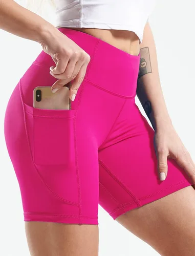 Vista 2 de CADMUS Pantalones cortos de yoga de cintura alta para mujer de 3 pulgadas, 4 pulgadas, 6 pulgadas, 7 pulgadas, 8 pulgadas, sensación desnuda
