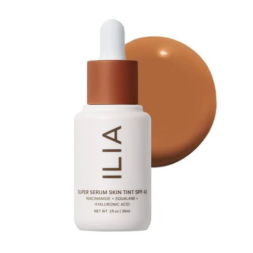Vista 14 de ILIA - Tinte de piel Super Serum SPF 40 Sin comedogénesis, vegano, ligero para ayudar contra la luz azul, + contaminación mientras hidrata, Balos