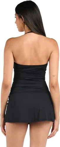 Vista 4 de La Blanca Traje de baño asimétrico con falda para mujer Island Goddess