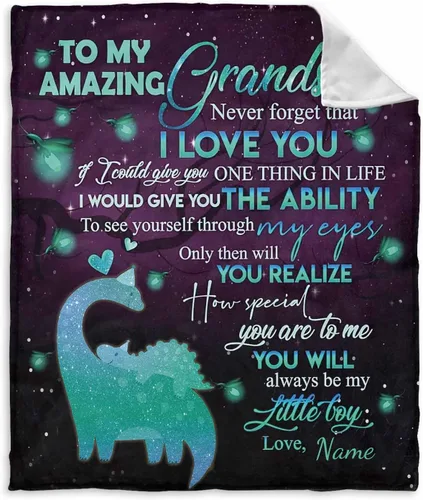 Vista 12 de InterestPrint Manta personalizada para papá de parte de hija e hijo, manta de cama personalizada con el texto "Best Dad Ever" con Love You Daddy, 7