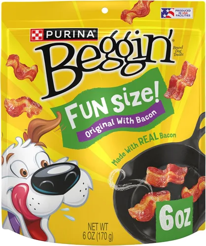 Vista 14 de Purina Beggin' Tiras con Carne Real de Golosinas para Perros con Sabores a Tocino y Carne