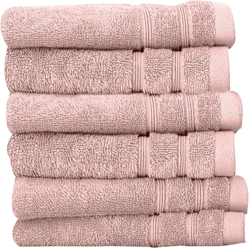 Vista 16 de Towels Beyond - Juego de toallas de lujo de 4 piezas, fabricadas con 100% algodón turco, altamente absorbentes y cómodas, incluye 2 toallas de baño